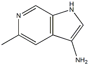 5-Methyl-1H-pyrrolo[2,3-c]pyridin-3-ylamine Struktur