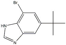 7-Bromo-5-tert-butyl-1H-benzoimidazole Struktur