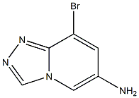 8-Bromo-[1,2,4]triazolo[4,3-a]pyridin-6-ylamine Struktur