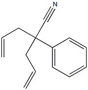 2-Allyl-2-phenyl-4-pentenenitrile Struktur