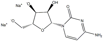 Cytidine disodium salt Struktur