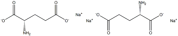 L-GLUTAMICACIDSODIUMSALT L-Sodium Glutamate Struktur