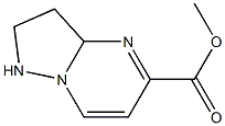 methyl 1,2,3,3a-tetrahydropyrazolo[1,5-a]pyrimidine-5-carboxylate Struktur