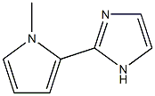 2-(1-METHYL-1H-PYRROL-2-YL)-1H-IMIDAZOLE Struktur