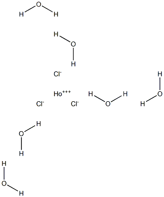 Holmium(III) chloride hexahydrate Struktur