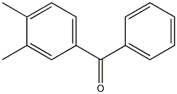 3,4-Dimethylbenzophenone Struktur