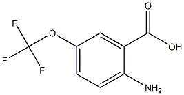 2-amino-5-trifluoromethoxybenzoic acid Struktur