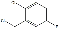 2-Chloro-5-fluorobenzylchloride Struktur