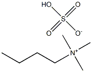 Butyl trimethyl ammonium hydrogen sulfate Struktur