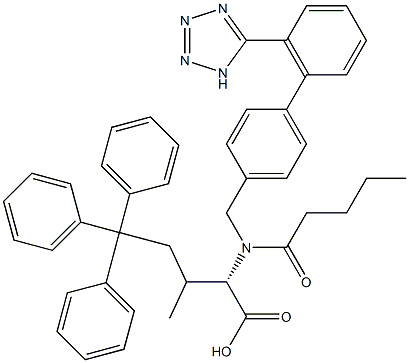 Trityl valsartan Struktur