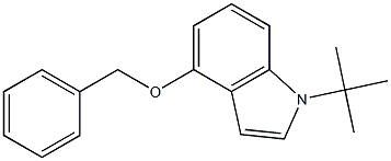 1-tert-butyl-4-benzyloxyindole Struktur