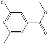 Methyl 2-chloro-6-methylpyridine-4-carboxylate Struktur