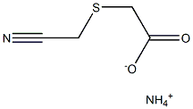 2-(cyanomethylthio)acetic acid ammonium Struktur