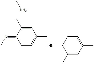 N-methyl-bis(2,4-dimethylphenyliminemethyl)amine Struktur