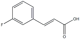 3-Fluorocinnamic acid Struktur