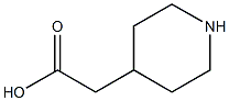 Piperidine-4-acetic acid Struktur