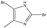 2,5-dibromo-4-methylimidazole Struktur