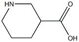 3-piperidinic acid Struktur