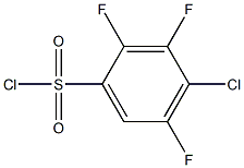 P-chlorotrifluorobenzenesulfonyl chloride Struktur