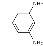 3,5-Diaminotoluene. Struktur