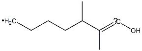 DIMETHYLHEPTYLENENOL Struktur