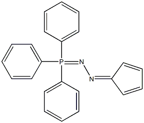 (2,4-cyclopentadien-1-ylidenehydrazono)triphenylphosphorane Struktur