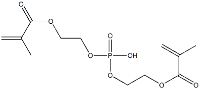 di(2-methacryloyloxyethyl)phosphate Struktur