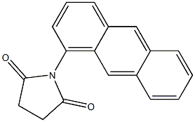 SUCCINIMIDE,N-(1-ANTHRACENYL)- Struktur