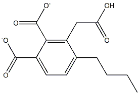 BUTYLCARBOXYMETHYLPHTHALATE Struktur