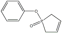 1-PHENOXY-3-PHOSPHOLENE1-OXIDE Struktur