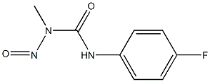 1-METHYL-1-NITROSO-3-(PARA-FLUOROPHENYL)UREA Struktur