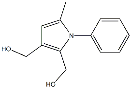 2,3-BISHYDROXYMETHYL-5-METHYL-1-PHENYLPYRROLE Struktur