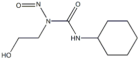 3-CYCLOHEXYL-1-(2-HYDROXYETHYL)-1-NITROSOUREA Struktur