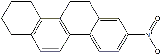 2-NITRO-7,8,9,10,11,12-HEXAHYDROCHRYSENE Struktur