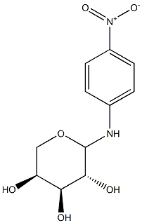 N-PARA-NITROPHENYL-L-ARABINOSYLAMINE Structure