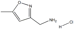 5-Methylisoxazol-3-ylmethylaminehydrochloride Struktur