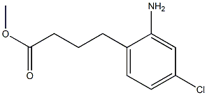 4-(2-Amino-4-chloro-phenyl)-butyric acid methyl ester Struktur