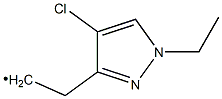 (4-Chloro-1-ethyl-1H-pyrazol-3-ylmethyl)-methyl- Struktur