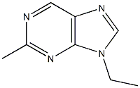 9-ethyl-2-methyl-9H-purine Struktur