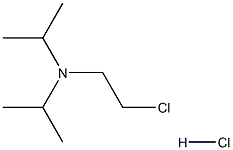 N,N-DIISOPROPYL-2-CHLOROETHYLAMINE HCL Struktur