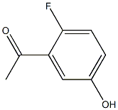 1-(2-FLUORO-5-HYDROXYPHENYL)ETHANONE Struktur