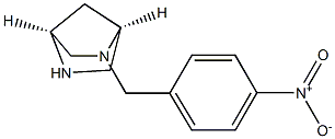 (1s,4s)-(+)-2-(4-nitro-benzyl)-2,5-diaza-bicyclo[2.2.1]heptane Struktur