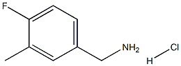 4-FLUORO-3-METHYLBENZYLAMINE Hydrochloride Struktur