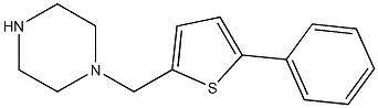 1-[(5-PHENYLTHIEN-2-YL)METHYL]PIPERAZINE Struktur