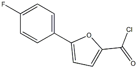 5-(4-FLUOROPHENYL)-2-FUROYL CHLORIDE Struktur