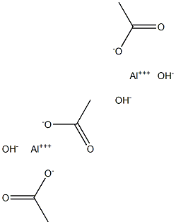 ALUMINIUM HYDROXIDE ACETATE 30% AL2C03 POWDER PURE Struktur