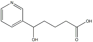 1-(3-PYRIDYL)-1-BUTANOL-4-CARBOXYLIC ACID Struktur