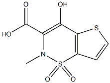 4-HYDROXY-2-METHYL-2H-THIENO[2,3-E]-THIAZINE-3-CARBOXYLIC ACID-1,1-DIOXIDE Struktur