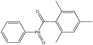 PHENYL(2,4,6-TRIMETHYLBENZOYL)PHOSPINE OXIDE Struktur