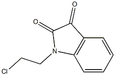 1-(2-CHLORO-ETHYL)-1H-INDOLE-2,3-DIONE Struktur